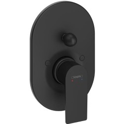 Смеситель для душа Hansgrohe Set HG Rebris E 72459670S черный матовый