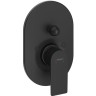 Смеситель для душа Hansgrohe Set HG Rebris E 72459670S черный матовый