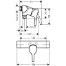 Смеситель для душа Hansgrohe Talis S 72601000 Хром