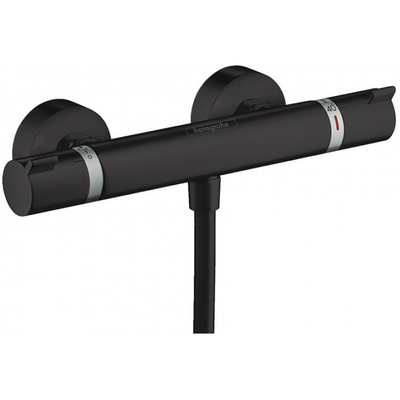 Смеситель для душа Hansgrohe Ecostat Comfort 13116670 с термостатом черный матовый