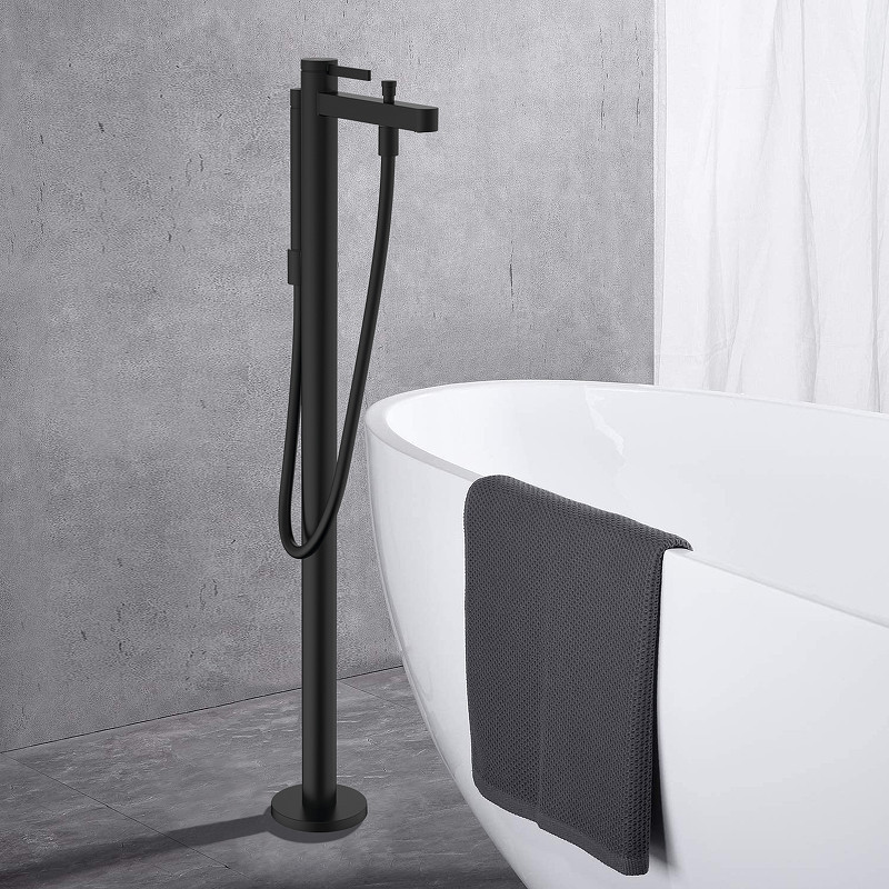 Смеситель для ванны Hansgrohe Finoris 76445670 черный матовый