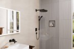 Кронштейн для верхнего душа Hansgrohe Square 27694670 черный матовый