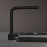 Смеситель для кухни Hansgrohe Aquno Select M81 2jet sBox 73830670 черный матовый