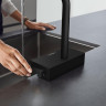 Смеситель для кухни Hansgrohe Aquno Select M81 2jet sBox 73830670 черный матовый