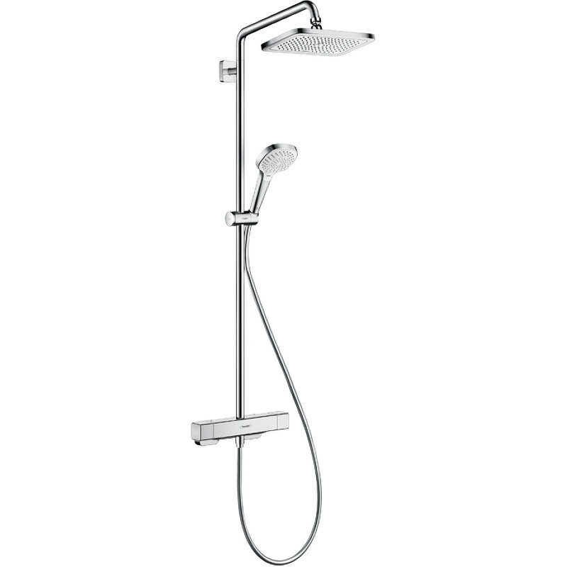 Душевая система Hansgrohe Croma E Showerpipe 27630000 с термостатом Хром