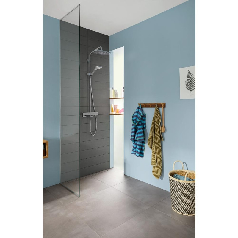 Душевая система Hansgrohe Croma E Showerpipe 27630000 с термостатом Хром