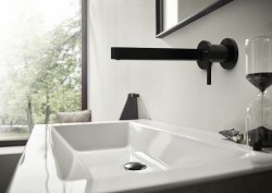 Смеситель для раковины Hansgrohe Finoris 76050670 черный матовый