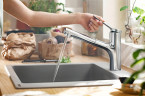Смеситель для кухни Hansgrohe Zesis M33 2jet sBox lite 74803000 Хром