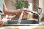 Смеситель для кухни Hansgrohe Zesis M33 2jet sBox lite 74803000 Хром