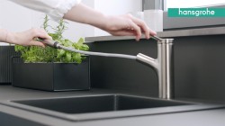 Смеситель для кухни Hansgrohe Zesis M33 2jet sBox lite 74803000 Хром