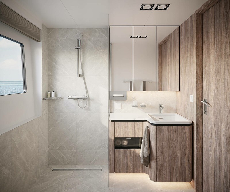 Смеситель для душа Hansgrohe Ecostat Comfort 13116000 с термостатом Хром