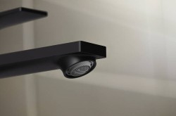 Смеситель для раковины Hansgrohe Rebris E 72553670 черный матовый