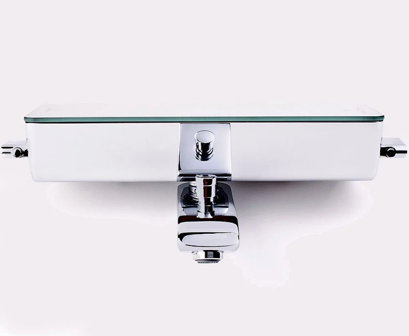 Смеситель для ванны Hansgrohe Ecostat Select 13141000 с термостатом Хром