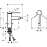 Смеситель для биде Hansgrohe Finoris 76200700 белый матовый