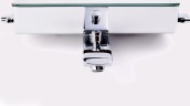 Смеситель для ванны Hansgrohe Ecostat Select 13141400 с термостатом Хром Белый