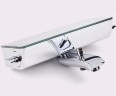 Смеситель для ванны Hansgrohe Ecostat Select 13141400 с термостатом Хром Белый