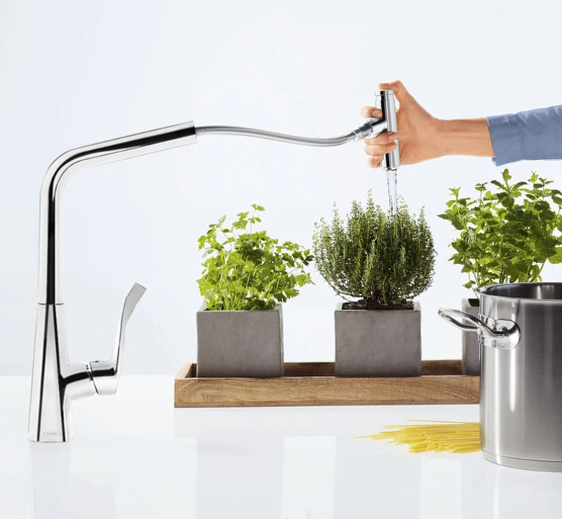 Смеситель для кухни Hansgrohe Metris Select 14884000