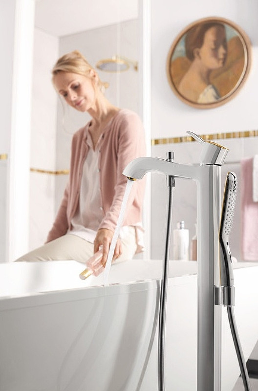 Смеситель для ванны Hansgrohe Metropol Classic 31445090 Хром Золото