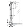 Смеситель для ванны Hansgrohe Metropol Classic 31445090 Хром Золото
