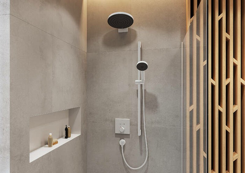 Кронштейн для верхнего душа Hansgrohe Pulsify 24149700 белый матовый