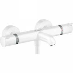Смеситель для ванны Hansgrohe Ecostat Comfort 13114700 с термостатом белый матовый