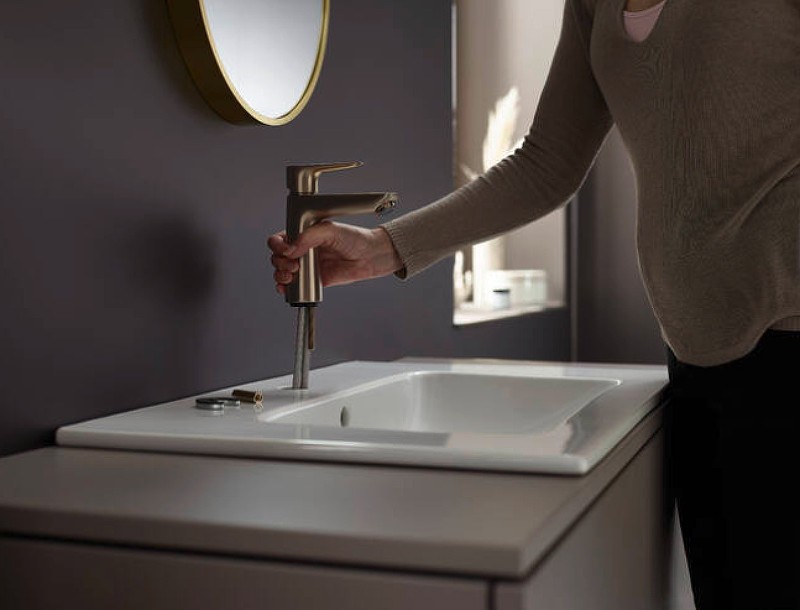 Смеситель для раковины Hansgrohe Talis E 71710140 Шлифованная бронза