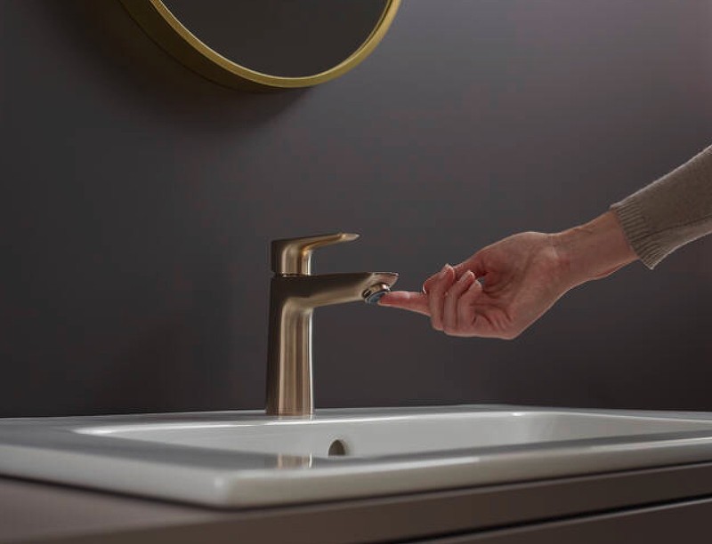 Смеситель для раковины Hansgrohe Talis E 71710140 Шлифованная бронза