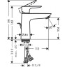 Смеситель для раковины Hansgrohe Talis E 71710140 Шлифованная бронза