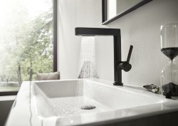 Смеситель для раковины Hansgrohe Finoris 76063670 черный матовый