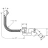 слив-перелив Hansgrohe Flexaplus 58141180 полуавтомат Белый