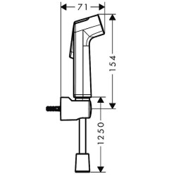 Гигиенический душ Hansgrohe 29234000 Хром