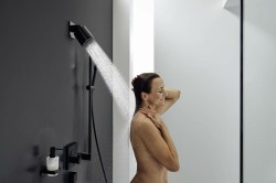 Верхний душ Hansgrohe Pulsify Select 24130670 черный матовый