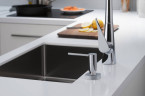 Смеситель для кухни Hansgrohe Metris Select M71 73802000 Хром