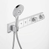 Смеситель для душа Hansgrohe RainSelect 15357400 с термостатом Белый Хром