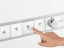 Смеситель для душа Hansgrohe RainSelect 15357400 с термостатом Белый Хром
