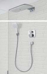 Смеситель для душа Hansgrohe PuraVida 15771000 с термостатом Хром