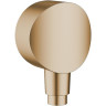 Шланговое подключение Hansgrohe Fixfit S 26453140 Шлифованная бронза