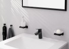 Смеситель для раковины Hansgrohe Logis 71077670 черный матовый