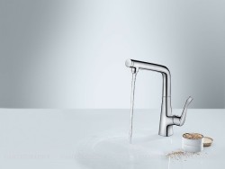 Смеситель для кухни Hansgrohe Metris Select M71 14847000 Хром