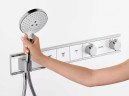 Смеситель для душа Hansgrohe RainSelect 15382700 с термостатом белый матовый