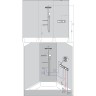 Смеситель для душа Hansgrohe RainSelect 15380140 с термостатом Шлифованная бронза