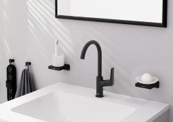 Смеситель для раковины Hansgrohe Logis 71130670 черный матовый