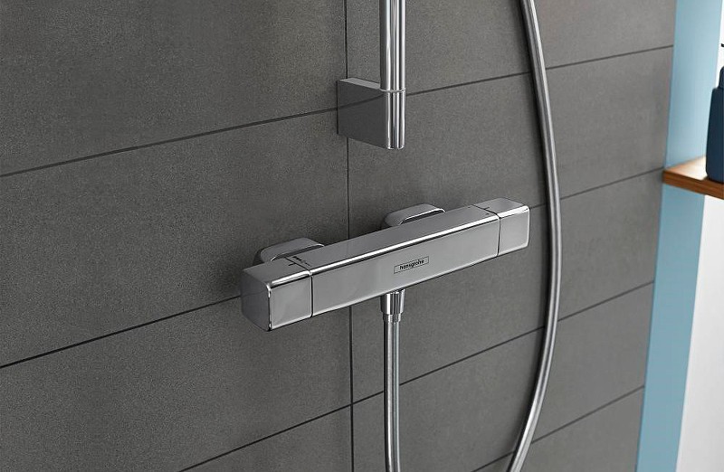 Смеситель для душа Hansgrohe Ecostat E 15773000 с термостатом Хром