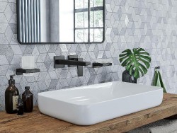 Стакан для зубных щеток Hansgrohe AddStoris 41749340 Шлифованный черный хром