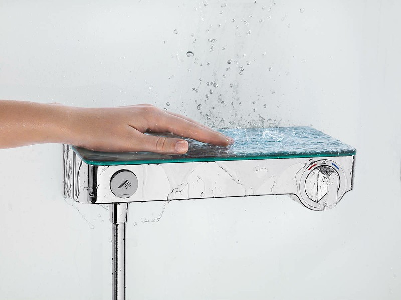 Смеситель для душа Hansgrohe Ecostat Select 13171000 с термостатом Хром