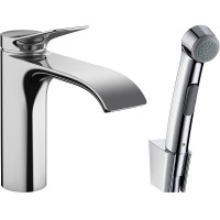 Смеситель для раковины Hansgrohe Vivenis 75210000 с гигиеническим душем