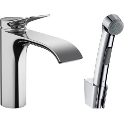 Смеситель для раковины Hansgrohe Vivenis 75210000 с гигиеническим душем