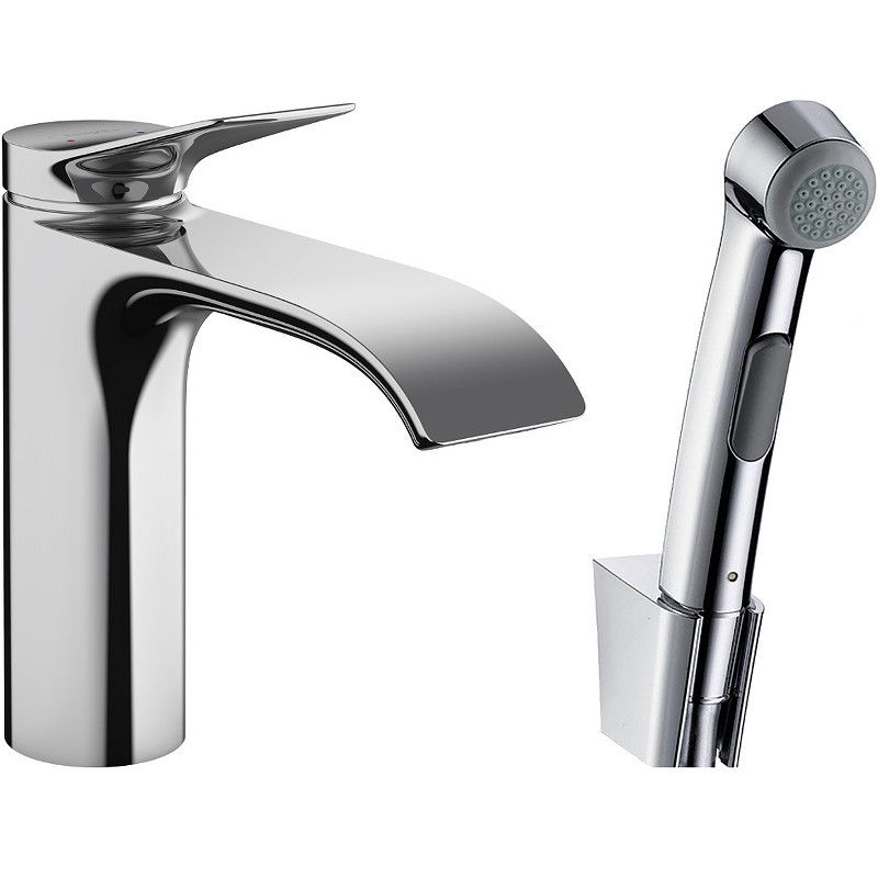 Смеситель для раковины Hansgrohe Vivenis 75210000 с гигиеническим душем