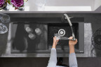 Смеситель для кухни Hansgrohe Metris M71 73800000 Хром