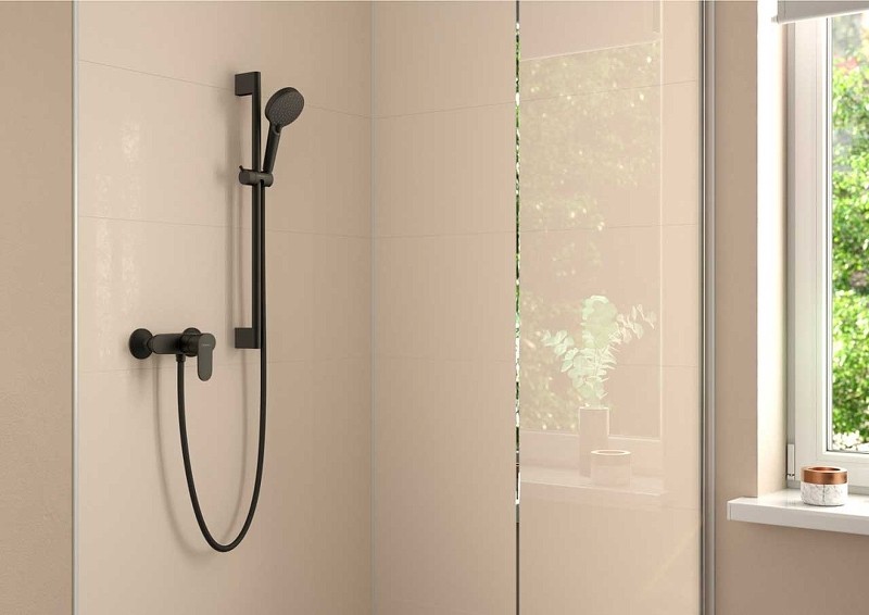 Смеситель для душа Hansgrohe Vernis Blend 71640670 черный матовый